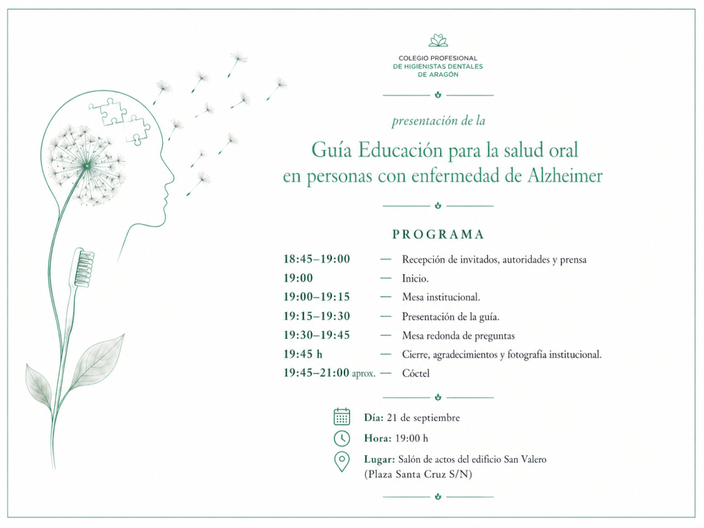 Salud bucodental y Alzheimer: una cita de especial interés para la Geriatría